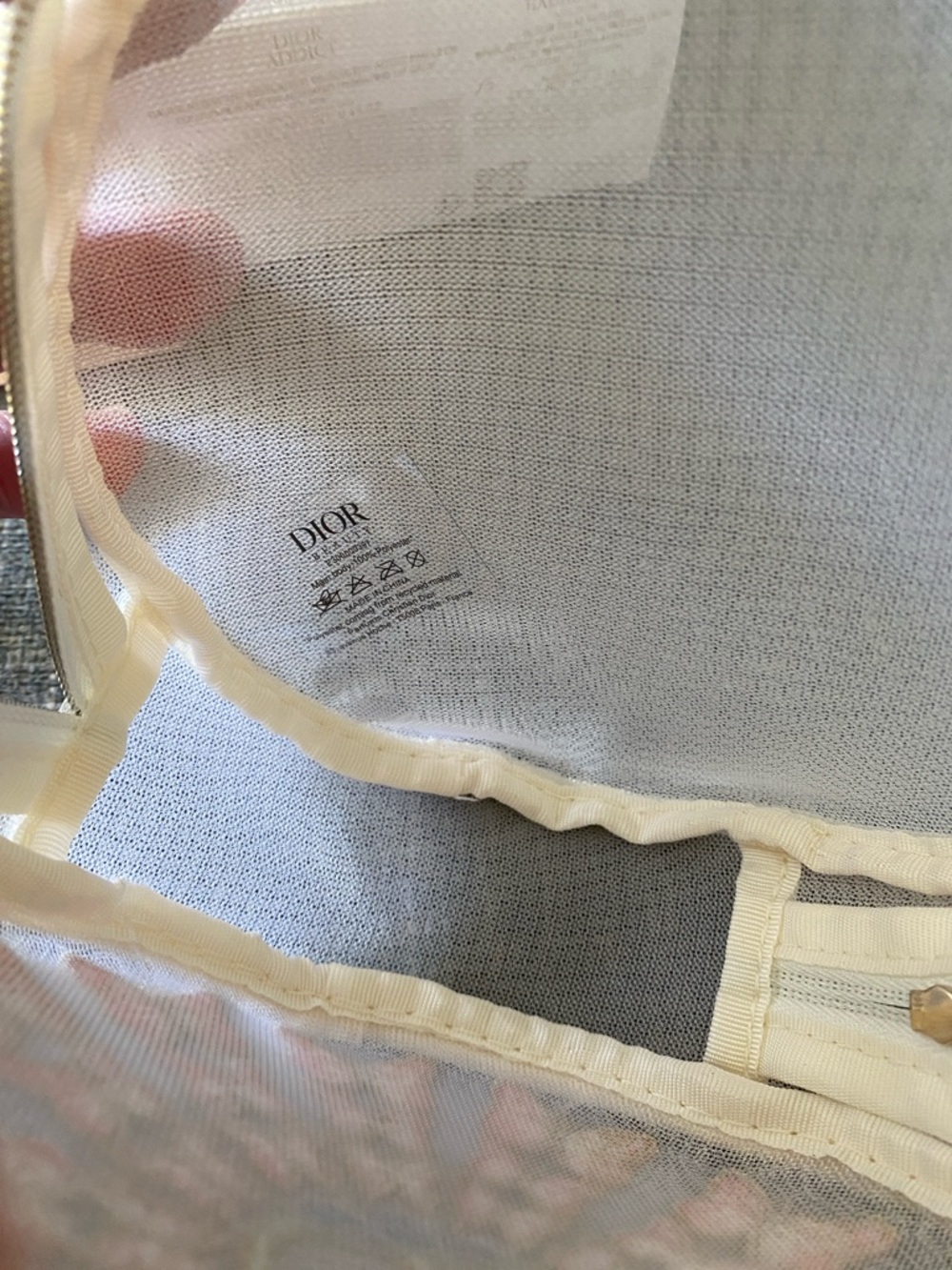 Dior Limited Edition Mesh Butterfly Pouch - Picture 8 of 9